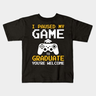 Proud of Class of 2023 Senior Graduate Game Lover Graduation Kids T-Shirt